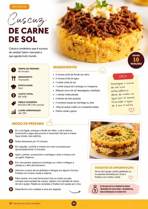Cuscuz de Carne de Sol
